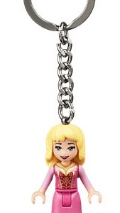 LEGO Disney Princess Aurora Minifigure keyring / keychain 853955