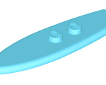 LEGO Minifigure Accessory Medium Azure Surfboard