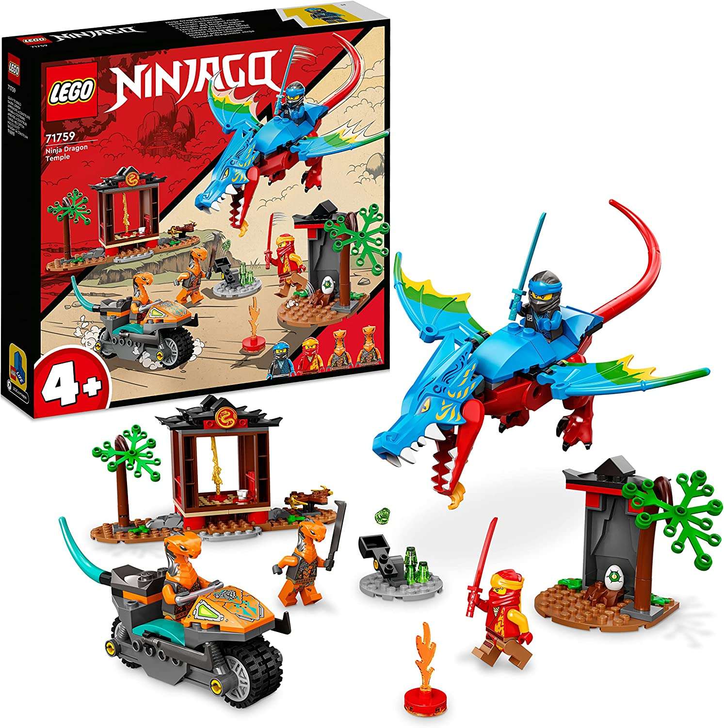 LEGO NINJAGO Ninja Dragon Temple Set 71759