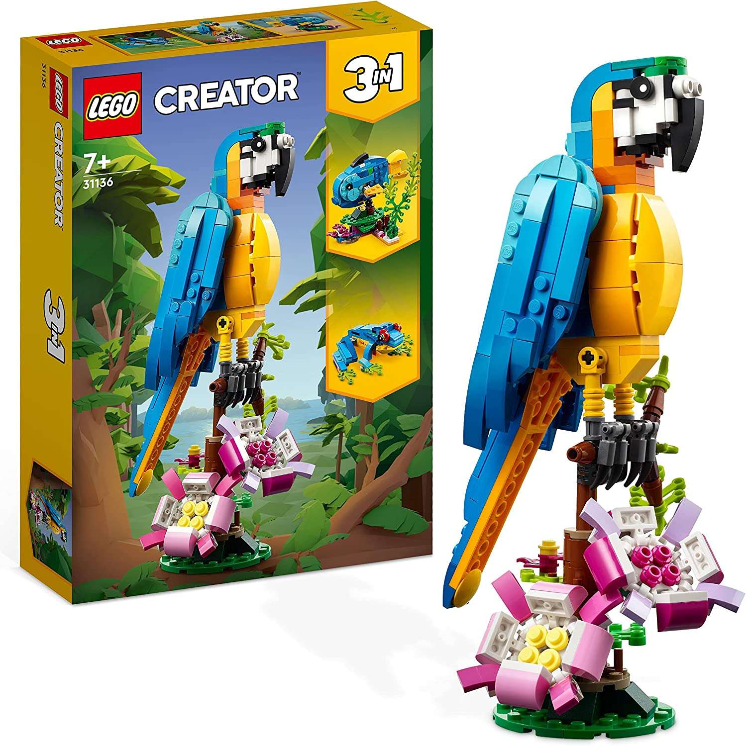 LEGO Creator Exotic Parrot 3 in 1 Set 31136