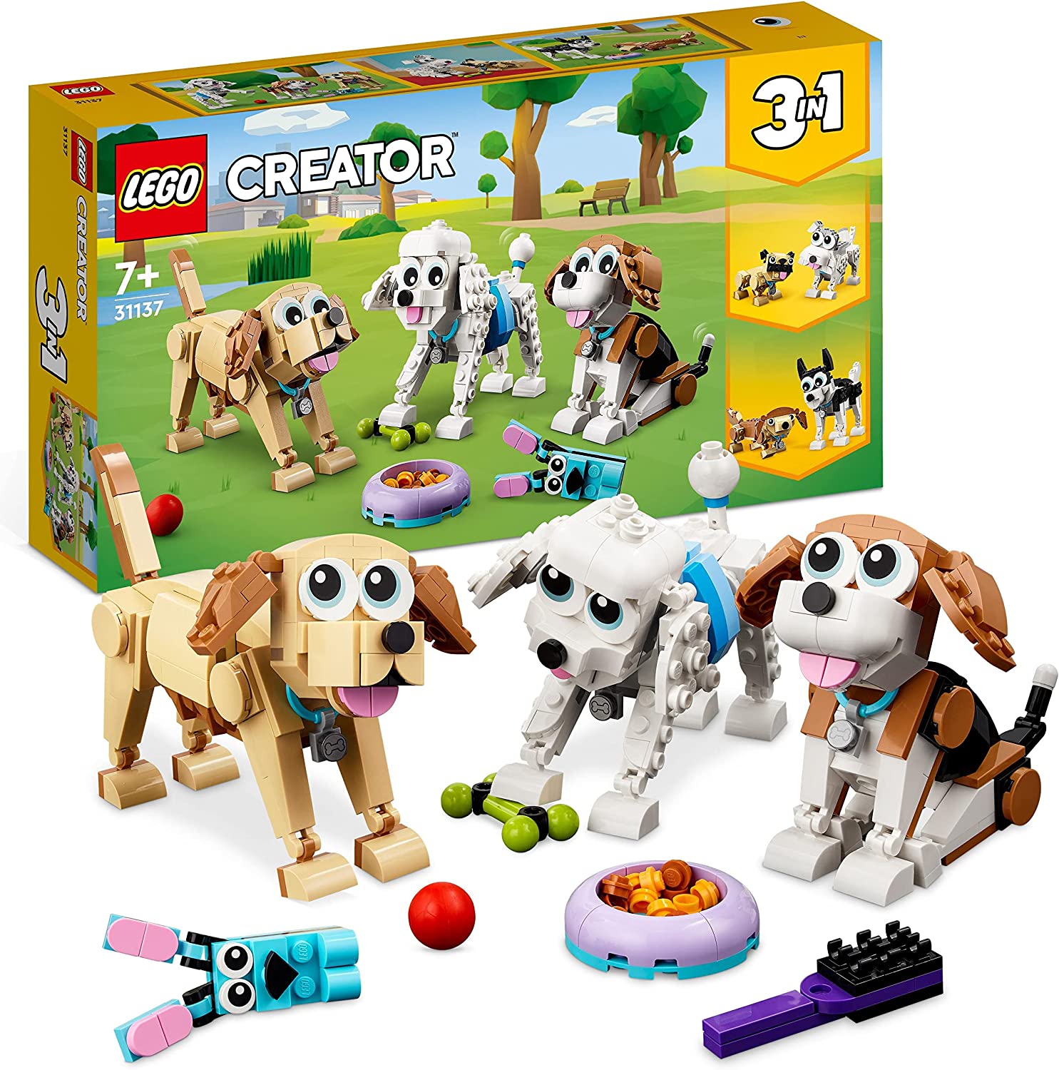 LEGO Creator 3 in 1 Adorable Dogs Set 31137