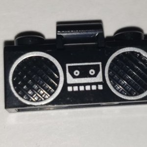LEGO Minifigure Black Utensil Radio Boom Box