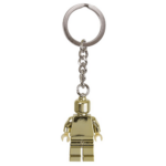Gold LEGO Minifigure keyring / keychain 850807