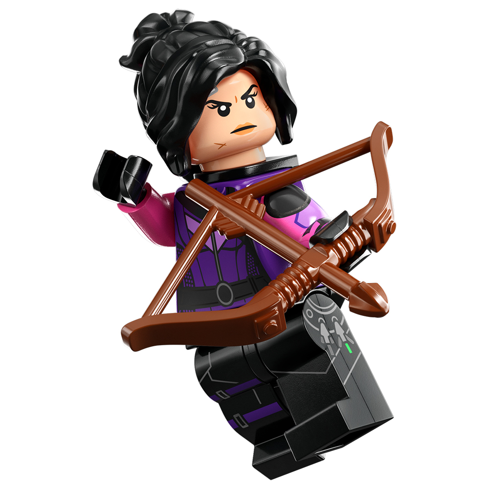 Kate Bishop - LEGO Marvel Minifigures Series 2 71039 - Supplied in Grip Seal Bags Without Boxes