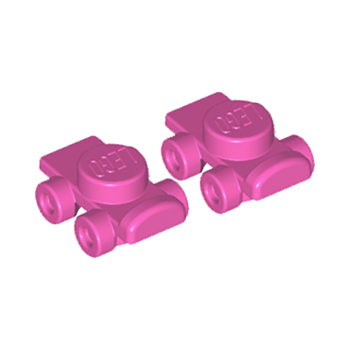 LEGO Accessory City Dark Pink Roller Skates (Pair of 2) Minifigure Footgear