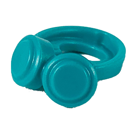 LEGO Accessory Dark Turquoise Minifigure Headphones for Around the Neck