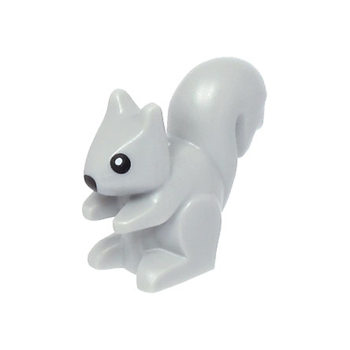 LEGO Animal City Light Bluish Grey Squirrel Minifigure
