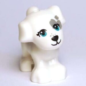 LEGO Animal Dog Friends Puppy Dog with Grey Patch (Cookie)