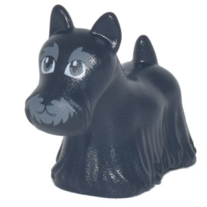 LEGO Animal Friends Black Scottish Terrier Scottie Dog