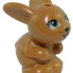 LEGO Animal Medium Nougat Friends Detailed Sitting Rabbit Minifigure