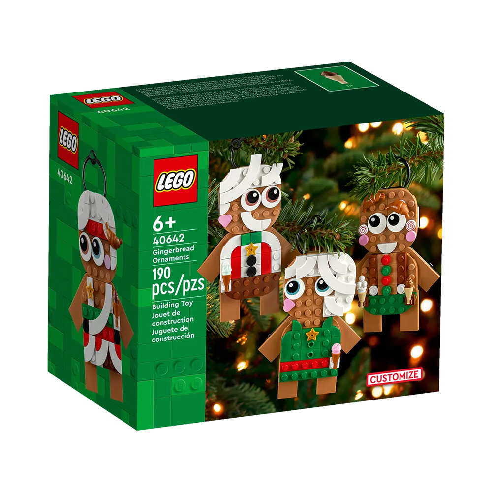 LEGO Christmas Gingerbread Ornaments Seasonal Promotional Set 40642