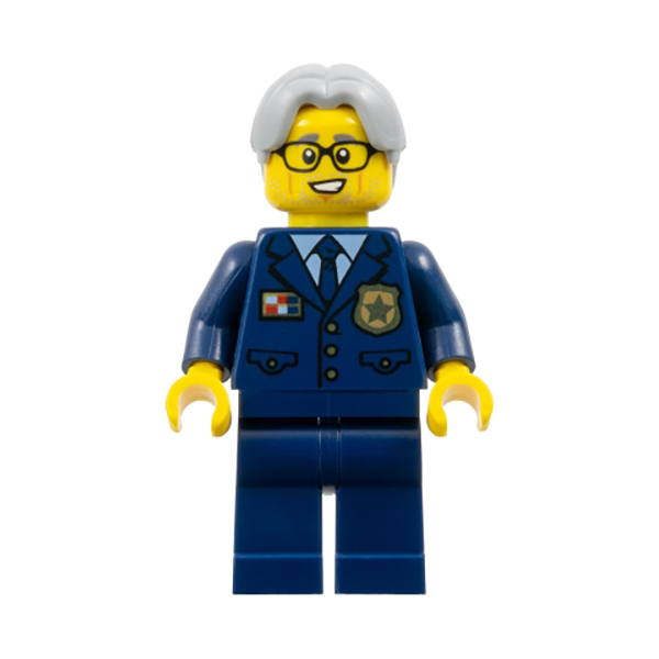 LEGO City Police Chief Wheeler Minifigure from 60316
