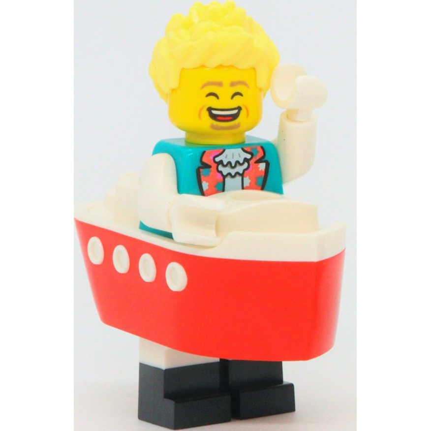LEGO City Red Boat Costume Guy 2023 BAM Minifigure