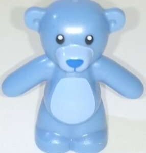 LEGO City Teddy Bear Animal Minifigure (Medium Blue)