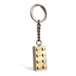 LEGO Classic: Gold Brick (2x4) keyring / keychain