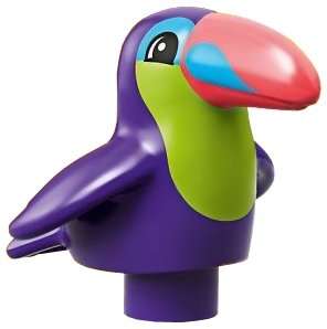 LEGO DUPLO Animal Dark Purple Toucan Minifigure