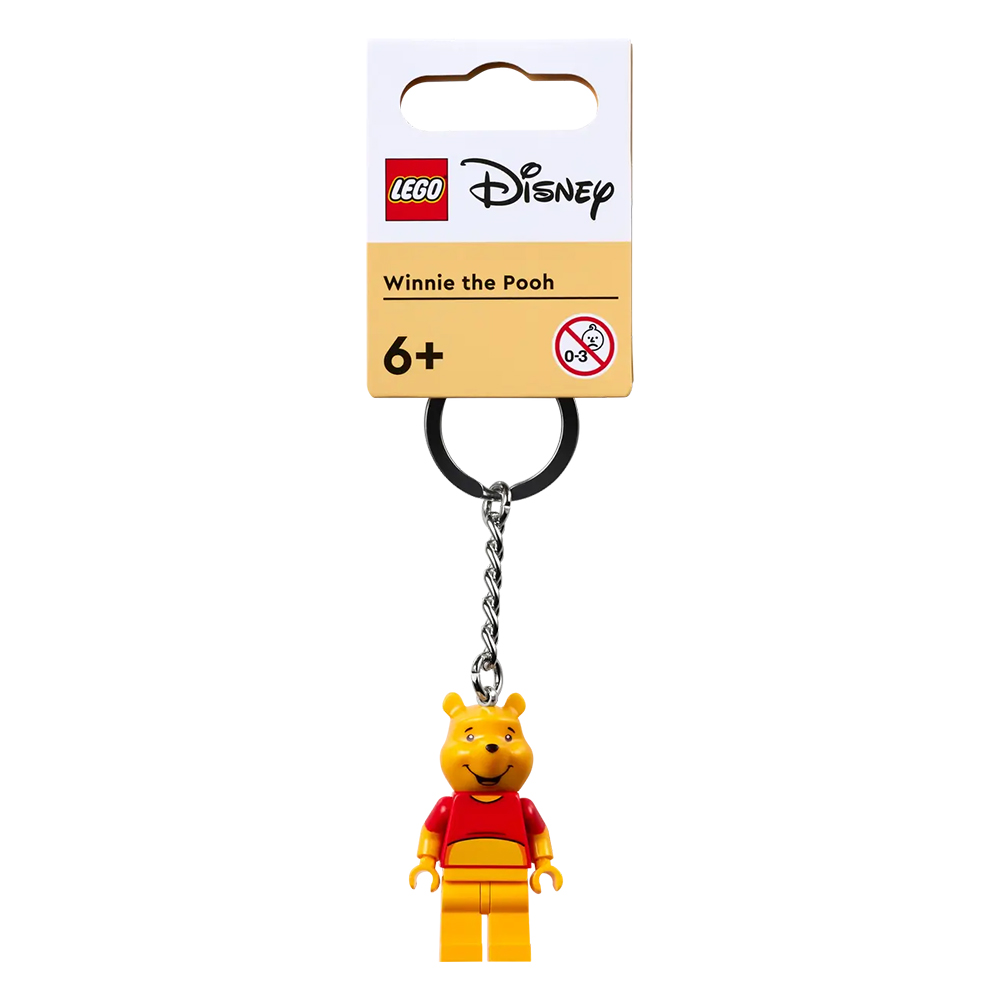 LEGO Disney Winnie the Pooh Bear Minifigure Keyring / Keychain 854191