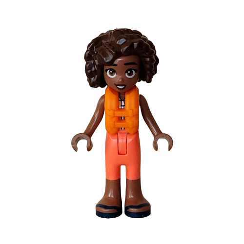 LEGO Friends Aliya Wetsuit + Life Jacket Minifigure Minidoll from 41734