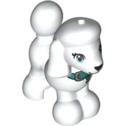 LEGO Friends Baby Poodle Dog Animal Minifigure (White)