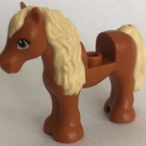 LEGO Friends Horse Standing Animal Minifigure (Dark Orange)