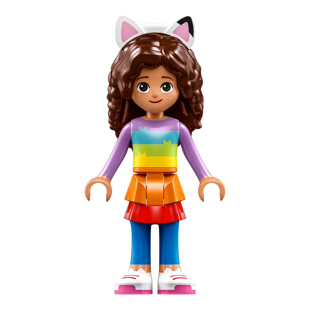 LEGO Gabby’s Dollhouse Gabby in Rainbow Cat Outfit Minidoll Minifigure from 10787