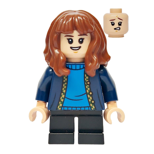 LEGO Harry Potter Hermione Grainger Blue Cardigan and Short Legs Minifigure from 76428