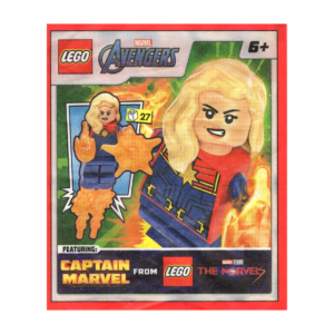 LEGO Marvel Super Heroes Captain Marvel Minifigure Paper Foil Pack Set 242321