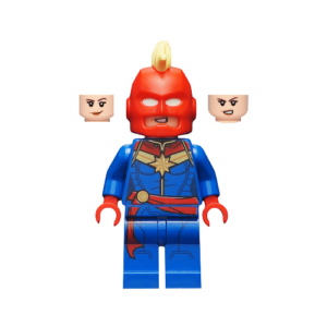 LEGO Marvel Super Heroes Captain Marvel in Helmet Minifigure from 76153