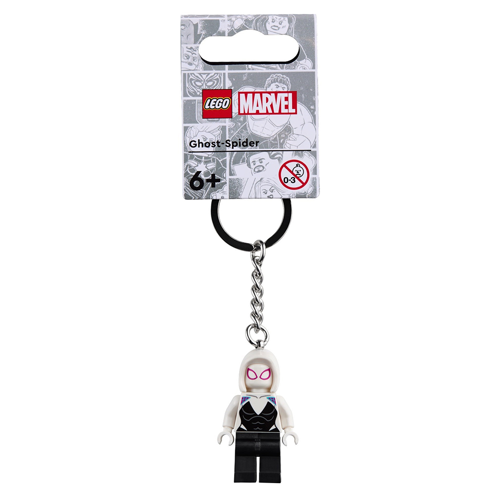 LEGO Marvel Super Heroes Ghost-Spider Minifigure Keyring LEGO Keychain 854292