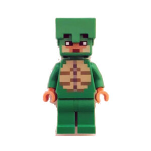 LEGO Minecraft Turtle Skin Warrior Minifigure from 21254