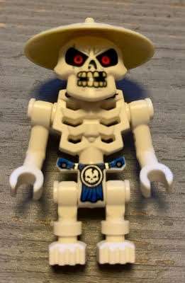 LEGO Ninjago Wyplash Skeleton Blue Sash Minifigure from 112114
