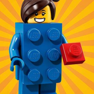 LEGO Series 18 BRICK SUIT GIRL Minifigure (#03/17) - Bagged 71021