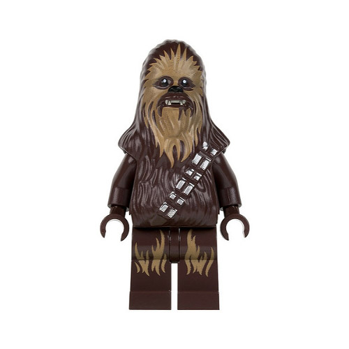 LEGO Star Wars Chewbacca Medium Nougat Fur Minifigure from 75159
