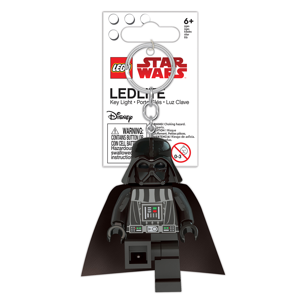LEGO Star Wars Darth Vader Minifigure Key Light (Keyring / Keychain)