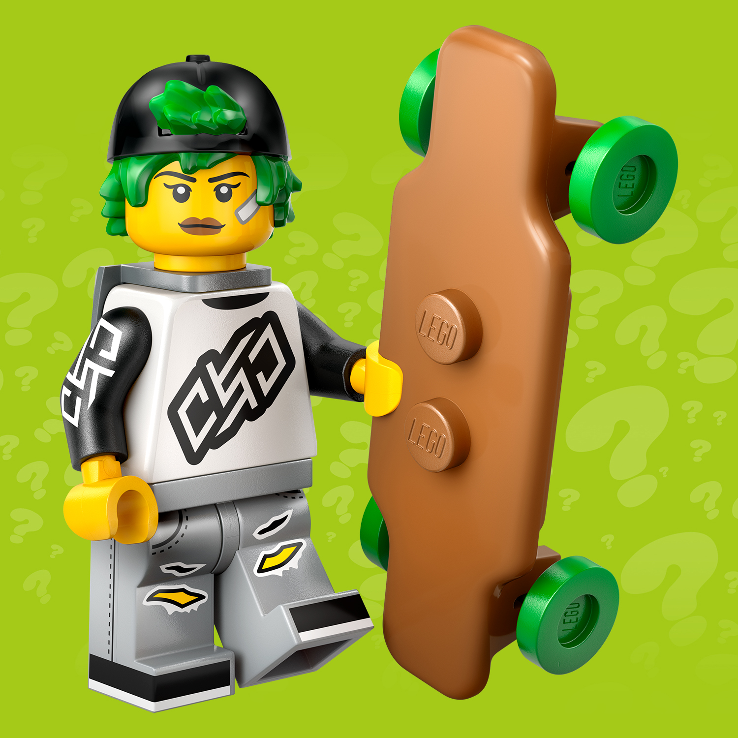 LEGO Minifigures Series 27 Longboarder #7 Minifigure 71048 - Without Box