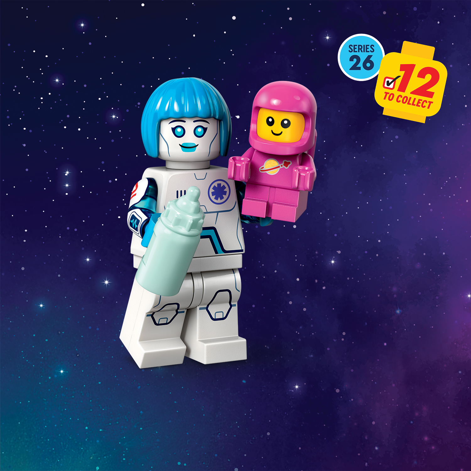 LEGO Minifigures Series 26 Space Series 71046 - Nurse Android - Supplied in Grip Seal Bags Without Boxes #6