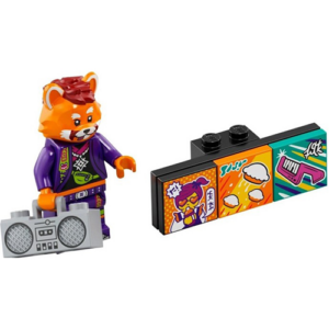 Red Panda Dancer LEGO VIDIYO Bandmates Series 1 LEGO Minifigures 43101