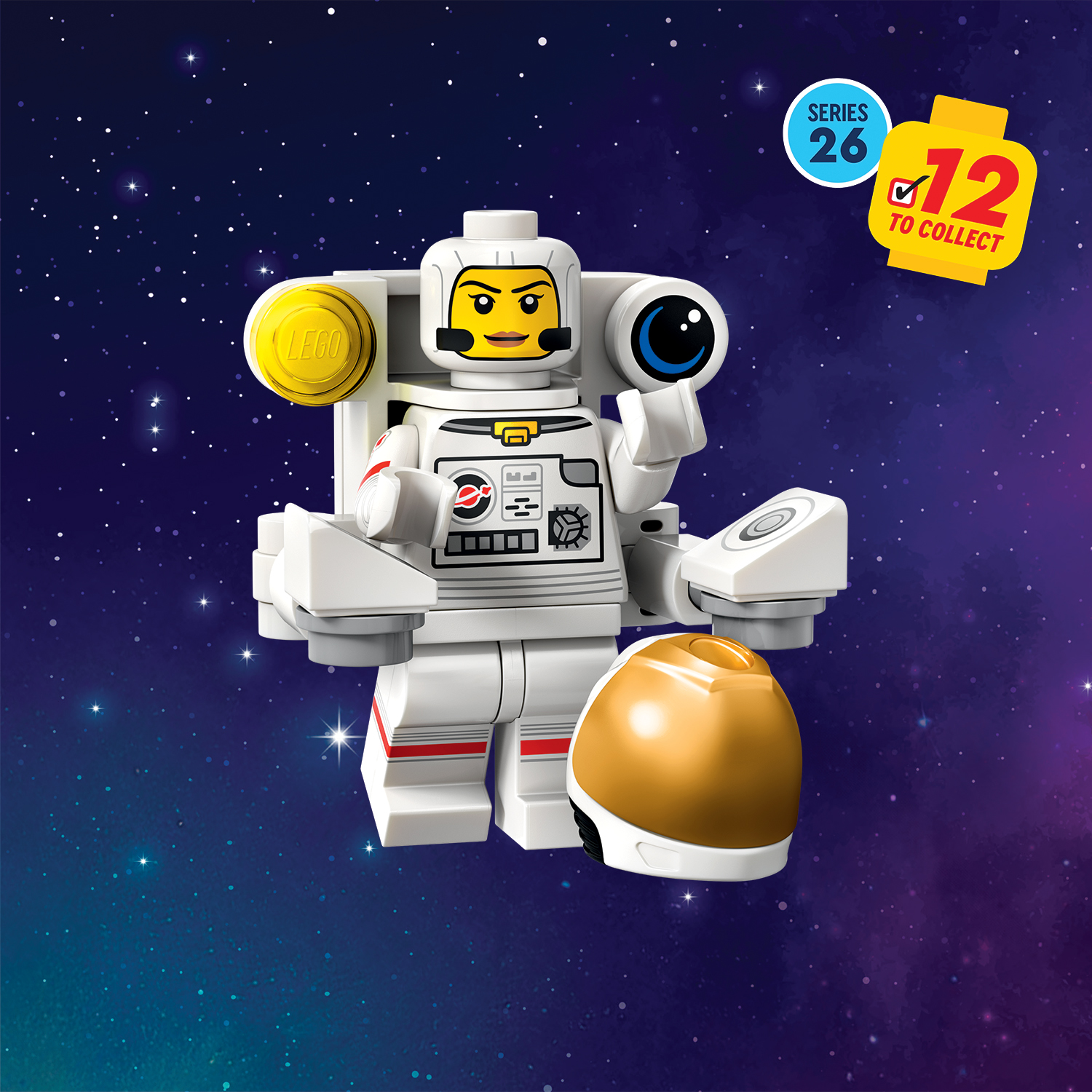LEGO Minifigures Series 26 Space Series 71046 - Spacewalking Astronaut - Supplied in Grip Seal Bags Without Boxes #1