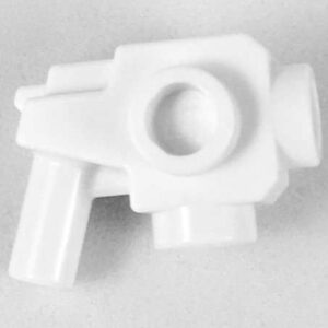 LEGO Minifigure Accessory White Blaster Gun with Studs on Sides + Front
