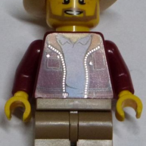 LEGO City Larry Jones Explorer Adventurer Minifigure