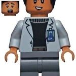 LEGO Jurassic World Dr. Wu (Evil Smile) Minifigure from 75939