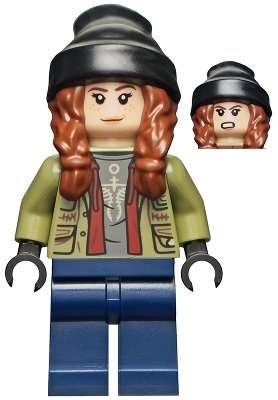 LEGO Jurassic World Maisie Lockwood Olive Jacket Minifigure from 76946