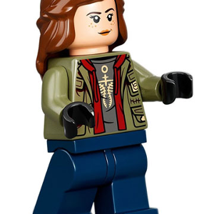 LEGO Jurassic World Maisie Lockwood Olive Green Jacket Reddish Brown Hair Minifigure from 76943