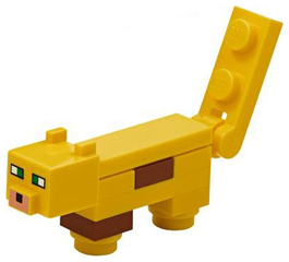 LEGO Animal Yellow Ocelot Buildable Minifigure Minecraft