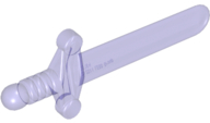 LEGO Minifigure Accessory Trans Purple Weapon Short Sword