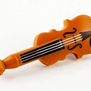 LEGO Minifigure Accessory Detailed Violin Musical Instrument