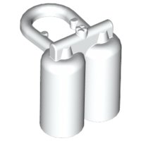 LEGO Minifigure White Scuba Airtanks
