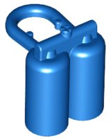 LEGO Minifigure Blue Scuba Airtanks