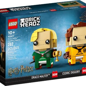 LEGO Brickheadz Harry Potter Draco Malfoy & Cedric Diggory Set 40617