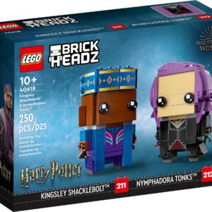 LEGO Brickheadz Harry Potter Kingsley Shacklebolt and Nymphadora Tonks Set 40618